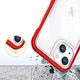 Hurtel Clear 3in1 etui do iPhone 13 mini żelowy pokrowiec z ramką czerwony 10757623 9145576242476
