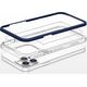 Hurtel Clear 3in1 etui do iPhone 13 Pro żelowy pokrowiec z ramką niebieski 10757625 9145576242520