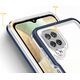 Hurtel Clear 3in1 etui do Samsung Galaxy A12 5G żelowy pokrowiec z ramką niebieski 10757629 9145576242582