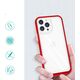Hurtel Clear 3in1 etui do iPhone 13 Pro Max żelowy pokrowiec z ramką czerwony 10757632 9145576242568
