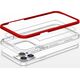 Hurtel Clear 3in1 etui do iPhone 13 Pro Max żelowy pokrowiec z ramką czerwony 10757632 9145576242568
