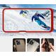 Hurtel Clear 3in1 etui do Samsung Galaxy A22 4G żelowy pokrowiec z ramką czerwony 10757638 9145576242650
