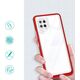 Hurtel Clear 3in1 etui do Samsung Galaxy A42 5G żelowy pokrowiec z ramką czerwony 10757641 9145576242742