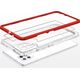 Hurtel Clear 3in1 etui do Samsung Galaxy A42 5G żelowy pokrowiec z ramką czerwony 10757641 9145576242742