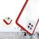 Hurtel Clear 3in1 etui do Samsung Galaxy A42 5G żelowy pokrowiec z ramką czerwony 10757641 9145576242742