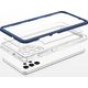 Hurtel Clear 3in1 etui do Samsung Galaxy A72 4G żelowy pokrowiec z ramką niebieski 10757644 9145576242797
