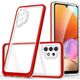 Hurtel Clear 3in1 etui do Samsung Galaxy A72 4G żelowy pokrowiec z ramką czerwony 10757645 9145576242803