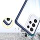 Hurtel Clear 3in1 etui do Samsung Galaxy S21 Ultra 5G żelowy pokrowiec z ramką niebieski 10757650 9145576242889