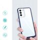 Hurtel Clear 3in1 etui do Samsung Galaxy S22+ (S22 Plus) żelowy pokrowiec z ramką niebieski 10757660 9145576243008