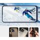 Hurtel Clear 3in1 etui do Samsung Galaxy S22+ (S22 Plus) żelowy pokrowiec z ramką niebieski 10757660 9145576243008