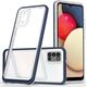 Hurtel Clear 3in1 etui do Samsung Galaxy A03s (166) żelowy pokrowiec z ramką niebieski 10757662 9145576243060