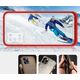 Hurtel Clear 3in1 etui do Samsung Galaxy A03s (166) żelowy pokrowiec z ramką czerwony 10757663 9145576243077