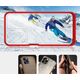 Hurtel Clear 3in1 etui do Xiaomi Redmi 10 żelowy pokrowiec z ramką czerwony 10757665 9145576243107