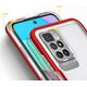 Hurtel Clear 3in1 etui do Xiaomi Redmi 10 żelowy pokrowiec z ramką czerwony 10757665 9145576243107