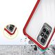 Hurtel Clear 3in1 etui do Xiaomi Redmi 10 żelowy pokrowiec z ramką czerwony 10757665 9145576243107