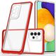 Hurtel Etui Clear 3in1 etui do Samsung Galaxy A33 5G żelowy pokrowiec z ramką czerwony 10757669 9145576244500