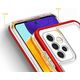 Hurtel Etui Clear 3in1 etui do Samsung Galaxy A33 5G żelowy pokrowiec z ramką czerwony 10757669 9145576244500
