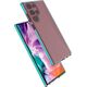 Hurtel Spring Case pokrowiec żelowe etui z kolorową ramką do Samsung Galaxy S22 Ultra ciemnoniebieski 10757688 9145576244166