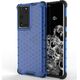 Hurtel Honeycomb etui pancerny pokrowiec z żelową ramką Samsung Galaxy S22 Ultra niebieski 10757744 9145576244883