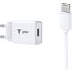 Ładowarka T-Phox Mini-EU 1x USB-A 2.4 A 10758394 6972165640282