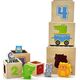 Viga Toys VIGA Drewniana Piramidka Układanka Klocki Sorter 10801526 6971608445729