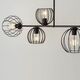 Lampa wisząca Sigma Sufitowa lampa loftowa Madam 32368 metalowy zwis nad łóżko czarny 10899929 5907554419461