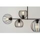 Lampa wisząca Sigma Sufitowa lampa loftowa Madam 32368 metalowy zwis nad łóżko czarny 10899929 5907554419461