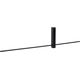Kinkiet Lucide Nowoczesna lampa ścienna Segin listwa LED 10W 2700K metal czarna 10899985 5411212126917