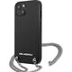Karl Lagerfeld Karl Lagerfeld KLHCP13SPMK iPhone 13 mini 5,4" hardcase czarny/black Leather Textured and Chain 11039630 3666339049928