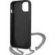 Karl Lagerfeld Karl Lagerfeld KLHCP13SPMK iPhone 13 mini 5,4" hardcase czarny/black Leather Textured and Chain 11039630 3666339049928