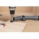Wolfcraft Uchwyt do montażu rury odkurzacza na blatach stołów Master, Wolfcraft 11077951 4006885689107