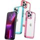 Hurtel Outer Space Case etui do iPhone 12 Pro Max sztywny pokrowiec z żelową ramką niebieski 11101125 9145576248478