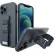 Hurtel Rope Case silikonowe etui ze smyczą torebka smycz pasek do Samsung Galaxy S22+ (S22 Plus) granatowy 11101197 9145576246603