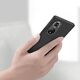 Nillkin Nillkin Textured Case wytrzymałe wzmocnione etui z żelową ramką i nylonem na tyle Honor 50 Pro czarny 11114225 6902048222311