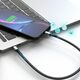 Kabel USB Dudao USB-C - Lightning Czarny (DDA204) 11114298 6973687243852
