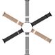 Dux Ducis Dux Ducis Magnetic Strap pasek do Watch 7 / 6 / 5 / 4 / 3 / 2 / SE (41 / 40 / 38mm) magnetyczna opaska czarny (Milanese Version) 11114393 6934913039632
