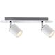 Lampa sufitowa Paulmann Spotlight Tube IP44 max. 2x10W GU10 Biały/Chrom 230V Metal 11221028 4000870667187