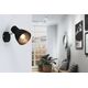 Lampa sufitowa Paulmann Reflektor DAVY max.1x20W E27 230V czarny metal 11221163 4000870667590