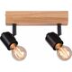 Lampa sufitowa Paulmann Lampa sufitowa Arvid max. 2x20W E27 230V czarny/drewno 11221312 4000870667712