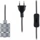 Lampa wisząca Paulmann Lampa wisząca z wyłącznikiem Neordic Tilla max.20W E27 szary-aluminium 230V 11221323 4000870784372