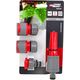 AWTools AWTOOLS ZESTAW ZRASZAJĄCY 4 CZĘŚCIOWY 3/4" GUMOWY UCHWYT 11238861 5903678608774