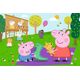 Trefl Puzzle 60 elementy Super Shape XXL Świnka Peppa Zabawy z braciszkiem 11240149 5900511500110
