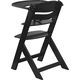 KinderKraft Drewniane Krzesełko do karmienia 2w1 Enock Black 11264910 5902533920358