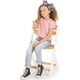 KinderKraft Drewniane Krzesełko do karmienia 2w1 Enock Black 11264910 5902533920358