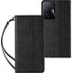 Hurtel Magnet Strap Case etui do Xiaomi Redmi Note 11 Pro pokrowiec portfel + mini smycz zawieszka czarny 11277045 9145576250549