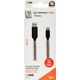 Kabel USB 2GO USB-A - USB-C 1 m Wielokolorowy (797146) 11537216 4010425971461
