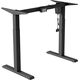 Ergo Office Biurko elektryczne regulacja wys. Ergo Office, max wys 123cm, max - 70 kg, bez blatu do pracy stojąco siedzącej, czarne, ER-403B 11538156 5902211119562