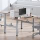 Ergo Office Biurko elektryczne podwójne regulacja wys. Ergo Office, max wys 128cm, max 125kg x2, bez blatu do pracy stojąco siedzącej (2 czę 11538160 5902211119609