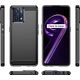 Hurtel Carbon Case elastyczne etui pokrowiec Realme 9 Pro + (9 Pro Plus) czarny 11538380 9145576249208
