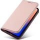 Hurtel Magnet Card Case etui do iPhone 12 Pro Max pokrowiec portfel na karty kartę podstawka różowy 11542291 9145576250846